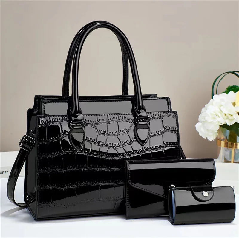 Three Piece Women's Bag With Large Capacity