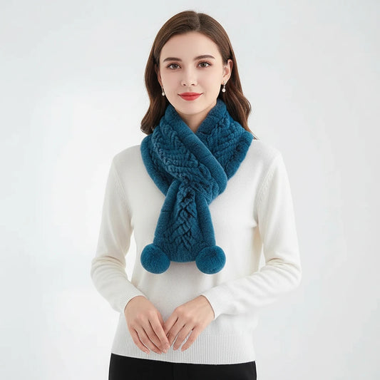 Fashion Winter Real Fur Scarves