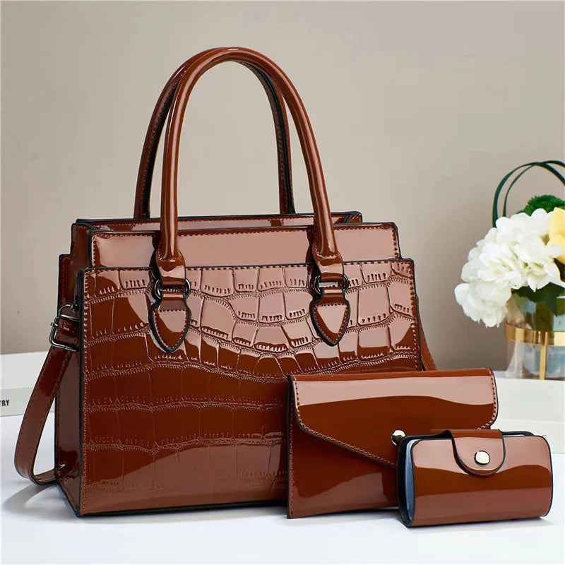 Three Piece Women's Bag With Large Capacity