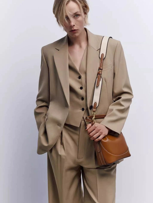 Women's Bag Ruched Satchel Bucket Bag