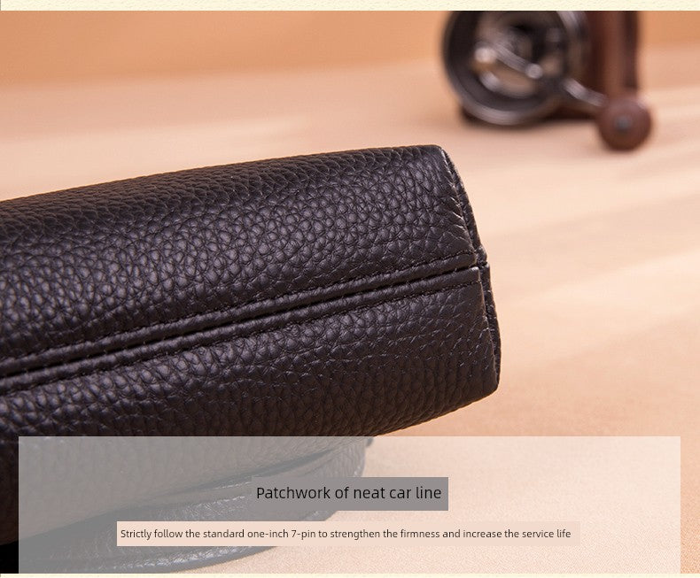 Top Layer Cowhide Messenger Bag