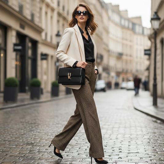 crossbody handbag with flip cover.