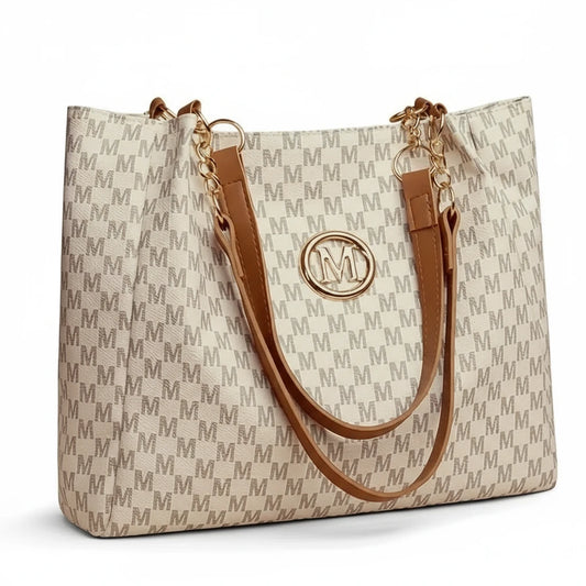 Vintage Geometric Tote Shoulder Bag