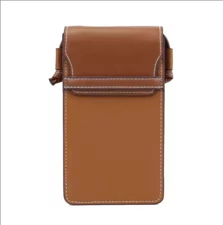 Mini leather crossbody mobile phone bags / free customized initials.