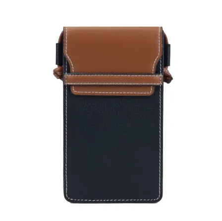 Mini leather crossbody mobile phone bags / free customized initials.